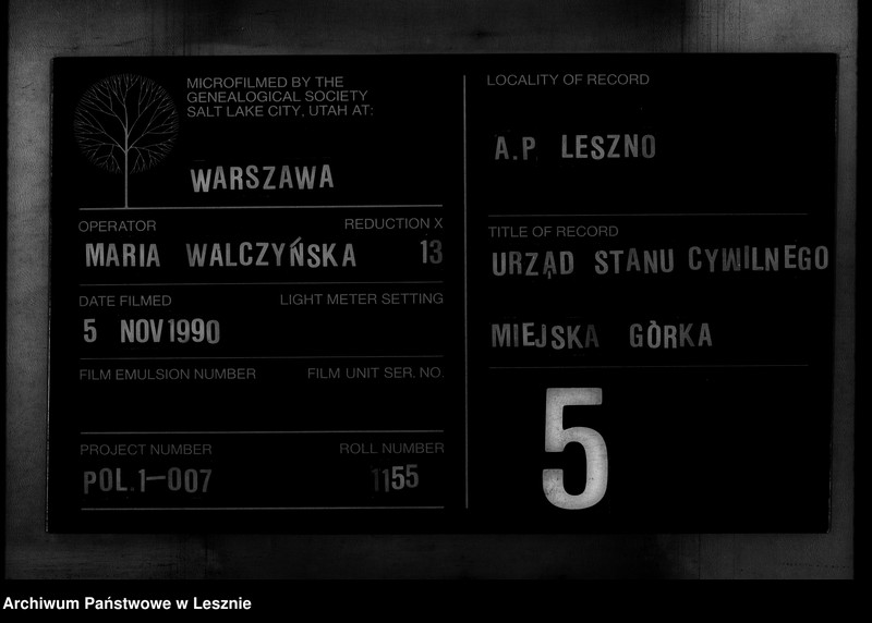 Obraz 1 z jednostki "[Księga małżeństw]"