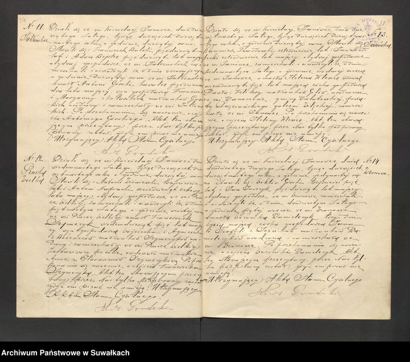 image.from.unit.number "[Księga akt zgonów parafii rzymskokatolickiej w Janówce z lat 1918-1924]"