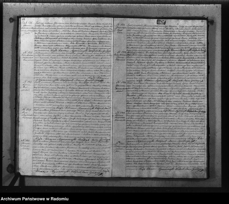 image.from.unit.number "Akta urodzonych, małzeństwa i zeyścia gminy i parafii Głowaczewskiwy w roku 1839"