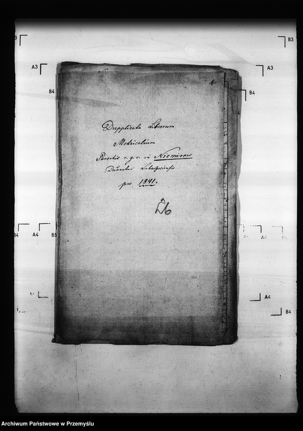 Obraz 5 z jednostki "[Kopie ksiąg metrykalnych parafii Niemirów z filiami Wólka Niemirowska i Przedmieście (dekanat Niemirów)]"