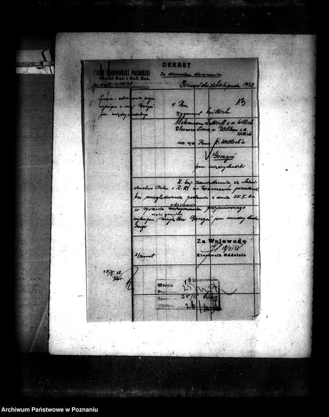 Obraz 17 z jednostki "Majątek Gorzyń powiatu międzychodzkiego wyłączenie z art. 5 ustawy o reformie rolnej"