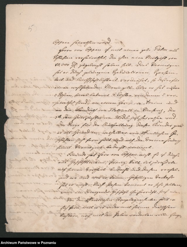 Obraz 9 z jednostki "A. betr. Familie von Oppen und Orański"