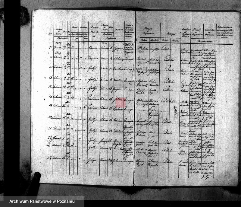 Obraz 4 z jednostki "Liber baptisatorum, copulatorum, mortuorum"