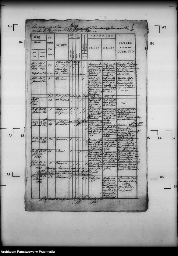 image.from.unit.number "[Kopie ksiąg metrykalnych parafii Zyndranowa z filią Barwinek (dekanat Dukla)]"