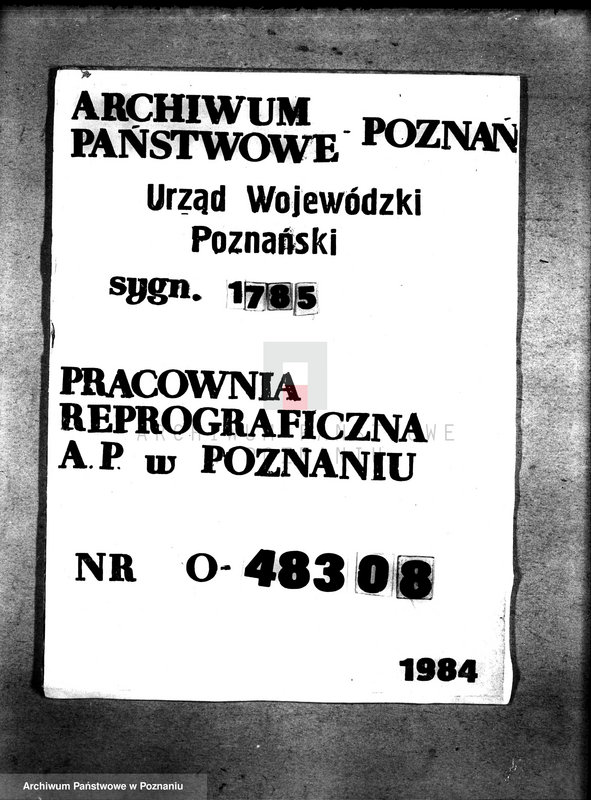 Obraz 1 z jednostki "Administracja majątku Niepruszewo"