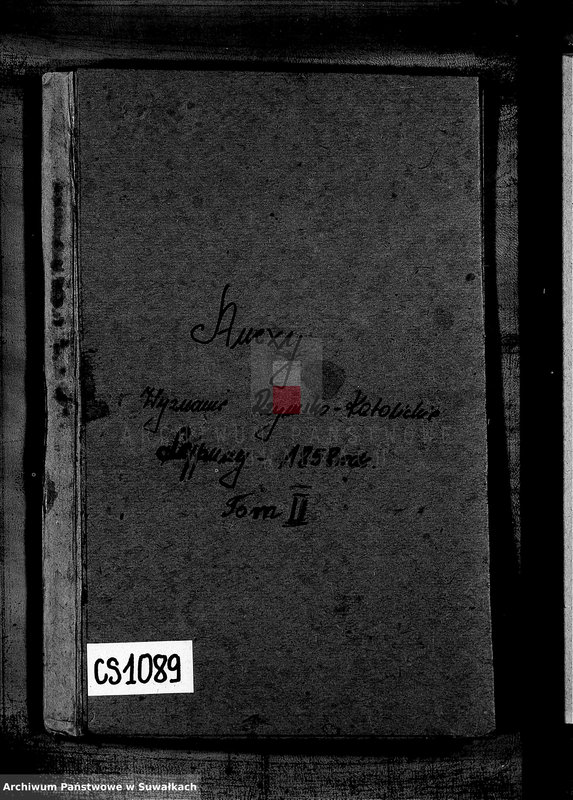 image.from.unit.number "Dowody do Aktów Małżeństw Parafii Lejpuńskiej z roku 1858 tom II"