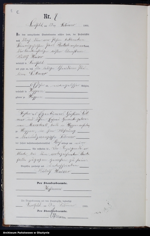 image.from.unit.number "Sterbe-Neben-Register Nr 1 - 47"