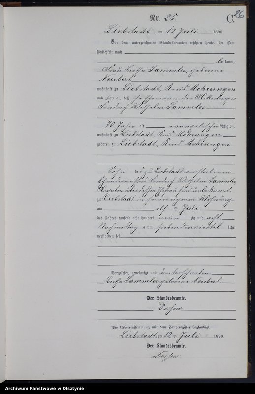 image.from.unit.number "Sterbe-Neben-Register Nr 1 - 46"