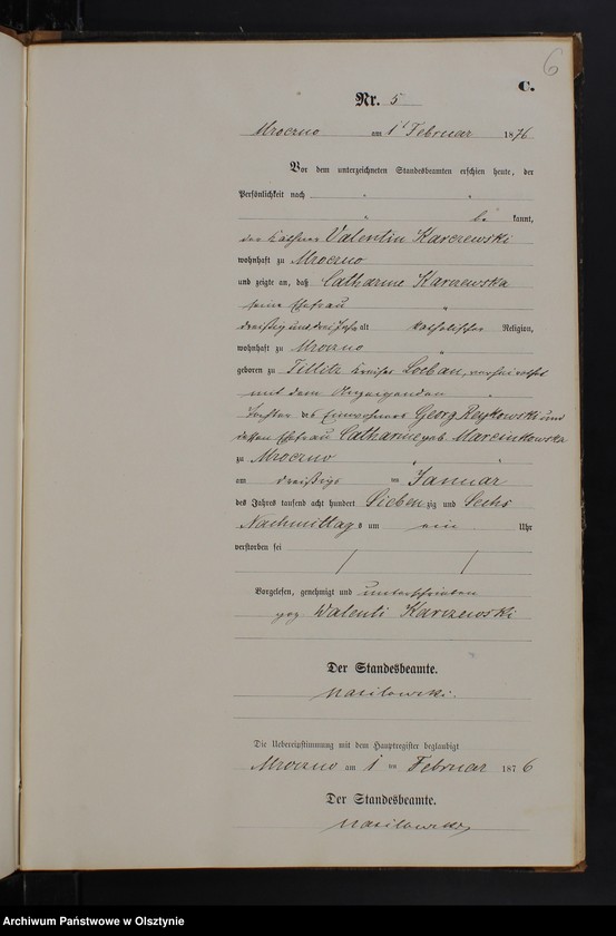 image.from.unit.number "Sterbe-Neben-Register Tom I,Nr 1 - 62"