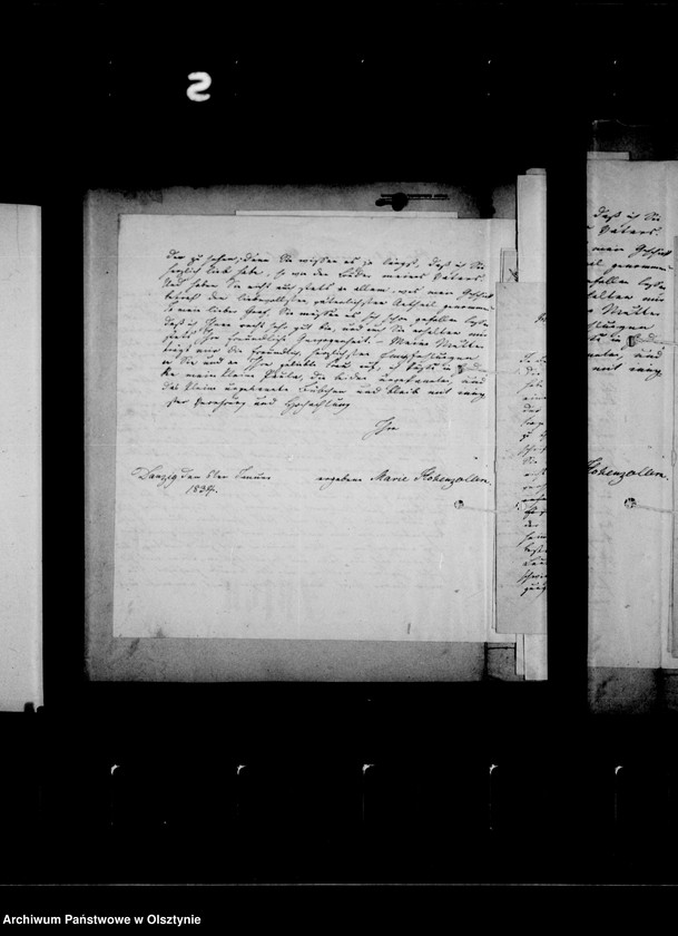 image.from.unit.number "/Marie Hohenzollern aus Danzig an Karl Fr. Gf. V. Lehndorff/"