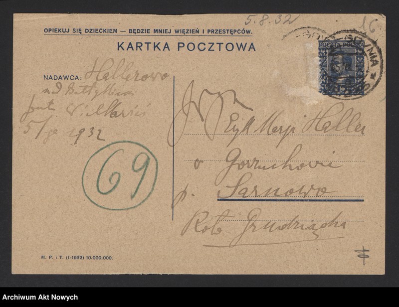 image.from.unit.number "Korespondencja z rodziną. Załączniki: odpis artykułu "Le Figaro" o polityce Józefa Becka; program i opis akademii w 15-ą rocznicę bitwy pod Rarańczą"