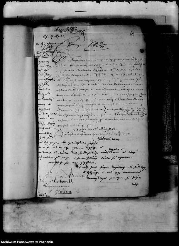 Obraz 12 z jednostki "Die persönlichen Verhältnisse des Geheimen Justizrats und Inspektors der königlichen Generalkommission, Herrn von Zakrzewski."