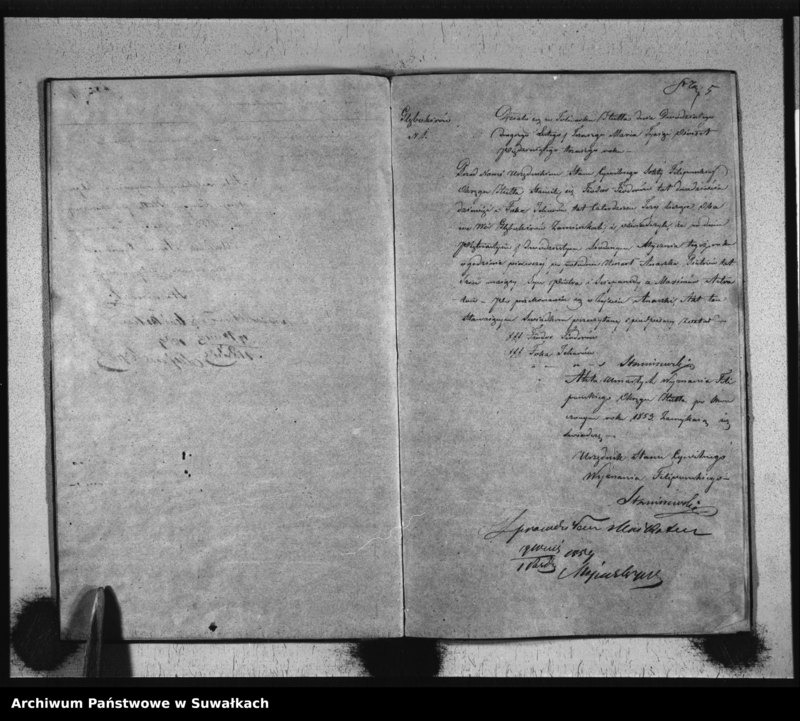 image.from.unit.number "Duplikat Aktów Urzędnika Stanu Cywilnego Sekty Filipońskiej Okręgu Hutta Urodzonych, Zaślubionych i Zmarłych za Rok 1853"