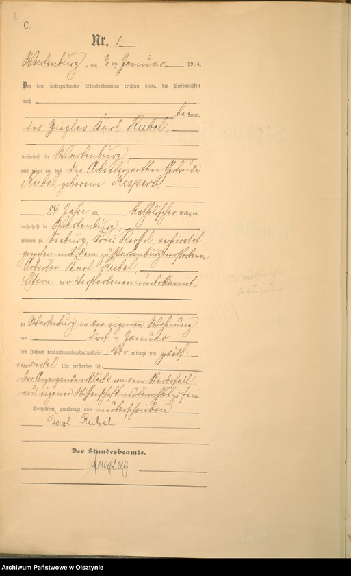 image.from.unit.number "Sterbe-Haupt-Register Nr 1 - 120"