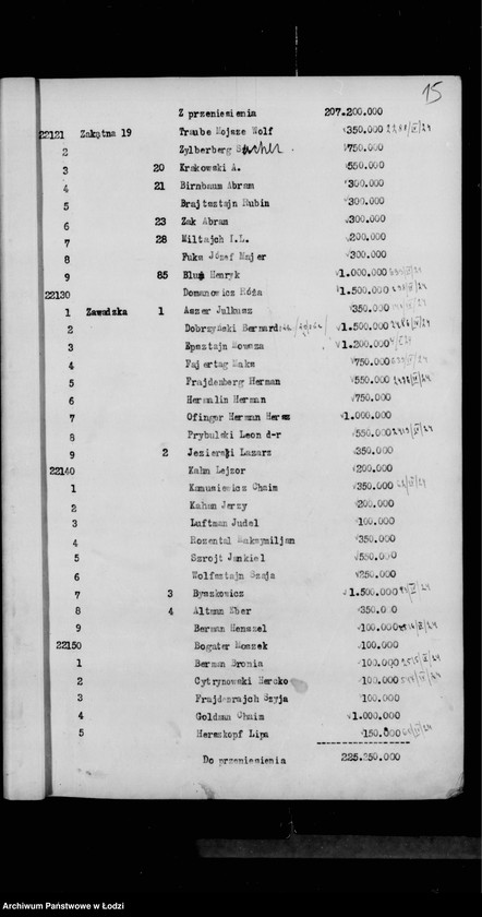 Obraz 18 z jednostki "Rejestr poborczy"