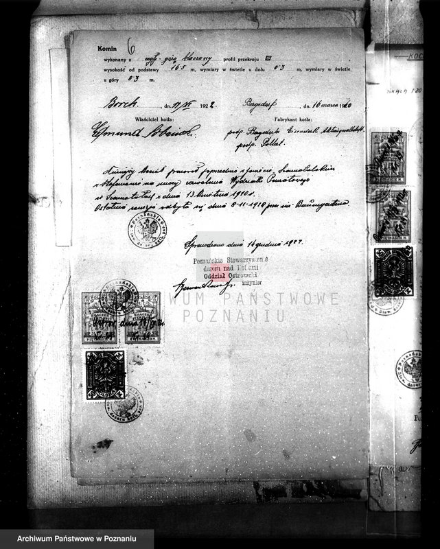 Obraz 10 z jednostki "Młyn motorowy E. Sobańskiego w Borku pow. Gostyński nr woj. 80"