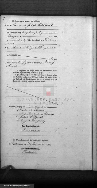 Obraz 4 z jednostki "Księga małżeństw"