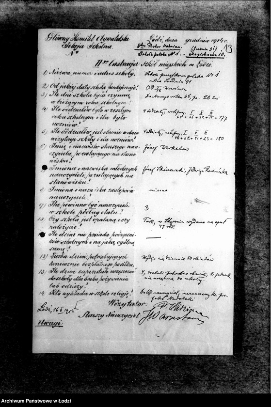 Obraz 17 z jednostki "Polskie szkoły miejskie od nr 1 do nr 15"