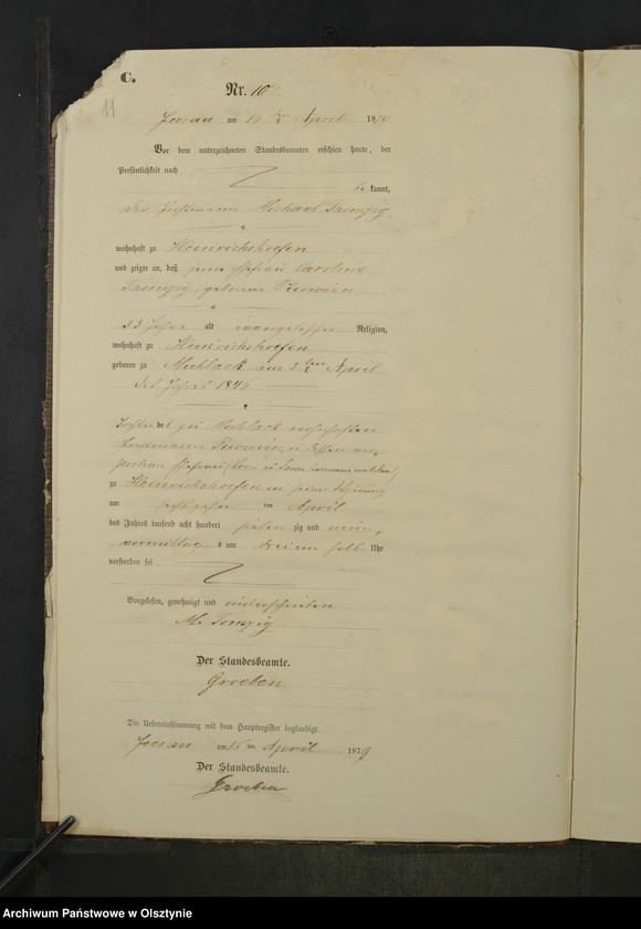 image.from.unit.number "Sterbe-Neben-Register Nr 1 - 20"