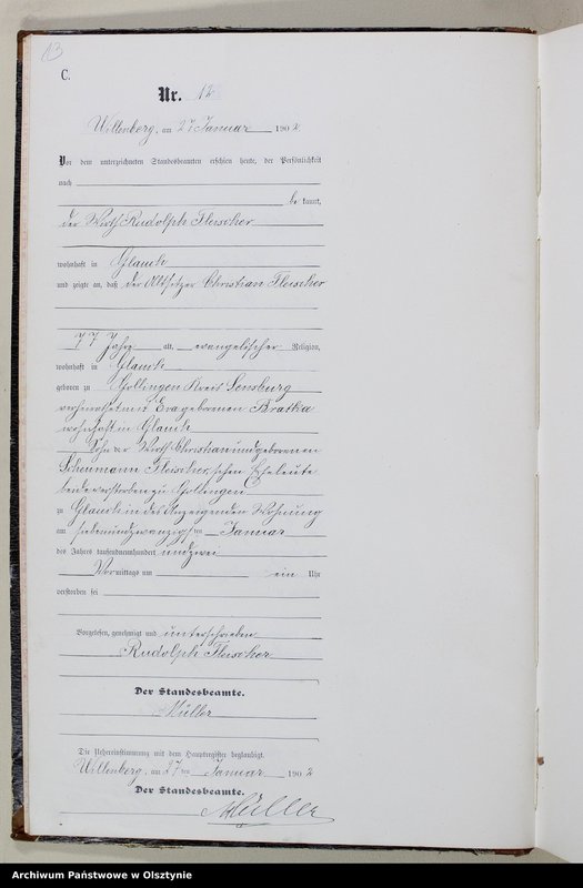 image.from.unit.number "Sterbe-Neben-Register Nr 1 - 154"