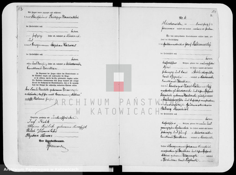 image.from.unit.number "Księga małżeństw za rok 1897 [nr 1 - 102]"