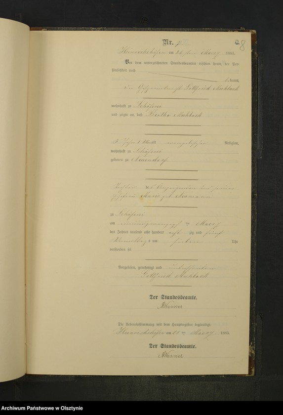 image.from.unit.number "Sterbe-Neben-Register Nr 1 - 28"