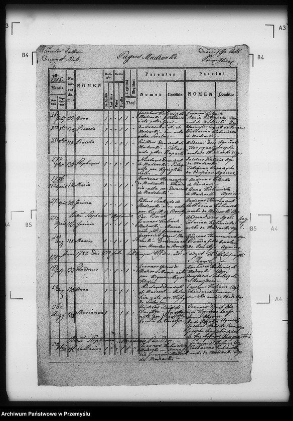 Obraz 4 z jednostki "[Kopie ksiąg metrykalnych parafii Boratyn z filią Madziarki (dekanat Bełz)]"