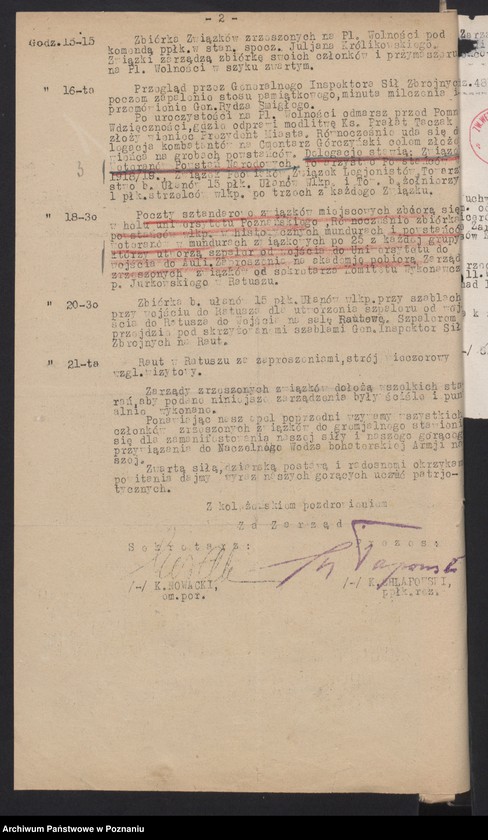 Obraz 15 z jednostki "Korespondencja Związku Weteranów Powstań Narodowych Rzeczypospolitej Polski i Związku Powstańców Wielkopolskich z F.Z.O.O."