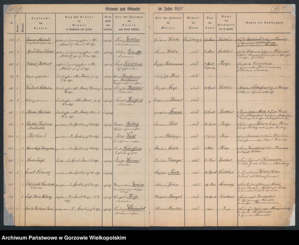 image.from.unit.number "Duplikate der Hauptkirche zu Landsberg an der Warthe (zawiera też księgę zgonów Konkordien, reformirte und Militair Kirchen Gemeinde z 1870 r.)"