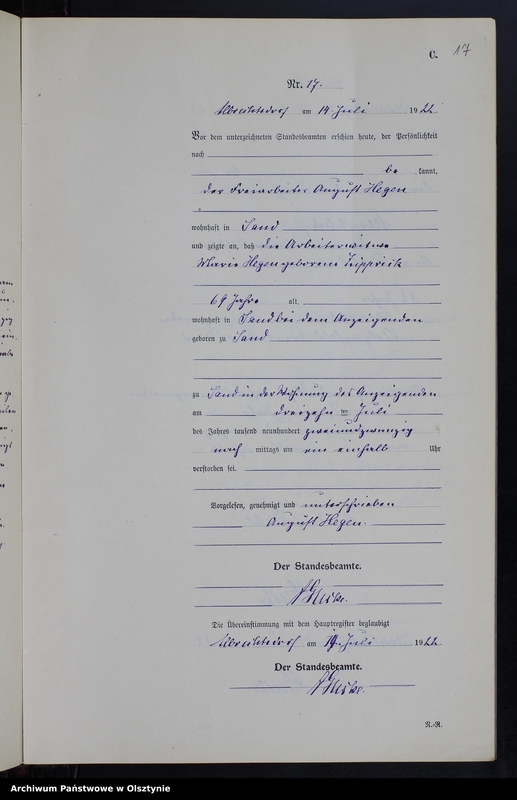 image.from.unit.number "Sterbe-Neben-Register Nr 1 - 24 [ Księga zgonów - wtóropis ]"