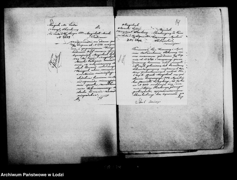 Obraz 13 z jednostki "Akta tyczące się awizacji"