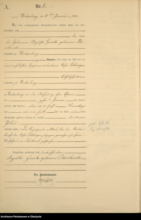 image.from.unit.number "Geburts-Haupt-Register Nr 1 - 215"