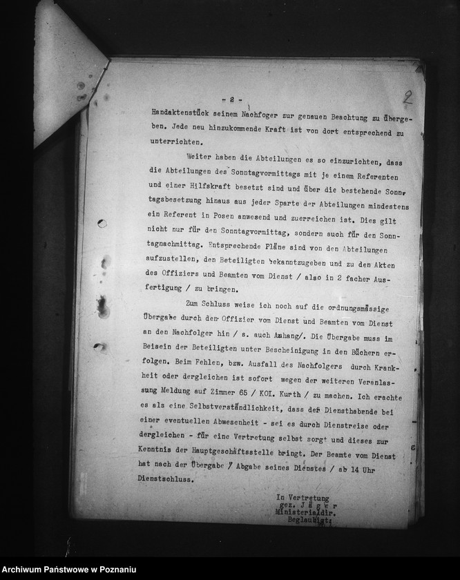 Obraz 6 z jednostki "Zarządzenia w sprawach personalnych i innych"