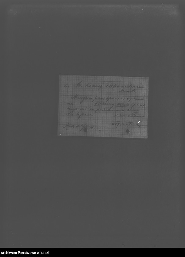 Obraz 4 z jednostki "Listy różnych do Sekcji Zaprowiantowania Miasta"