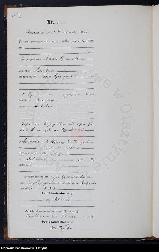 image.from.unit.number "Sterbe-Neben-Register Nr 1 - 46"