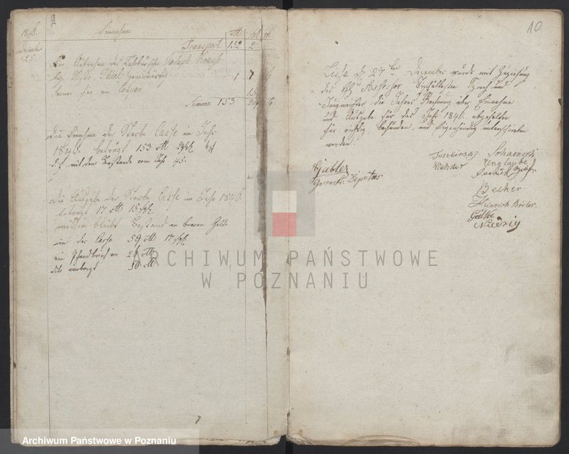 Obraz 6 z jednostki "[Księga kasowa cechu szewców w Lesznie]"