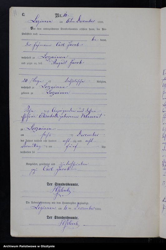 image.from.unit.number "Sterbe-Neben-Register Nr 1 - 11"