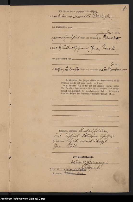 Obraz 11 z jednostki "[Księga małżeństw]"