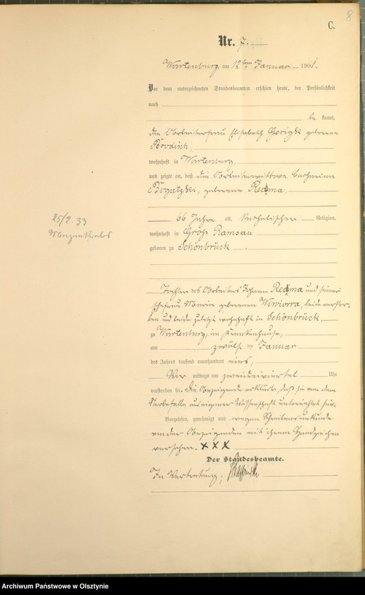 image.from.unit.number "Sterbe-Haupt-Register Nr 1 - 125"