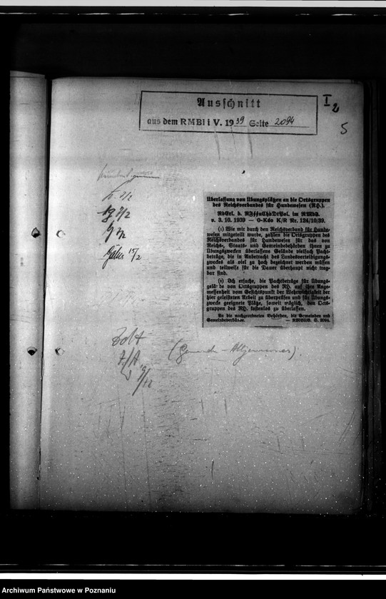 Obraz 9 z jednostki "Runderlasse des Reichsministeriums des Innern"