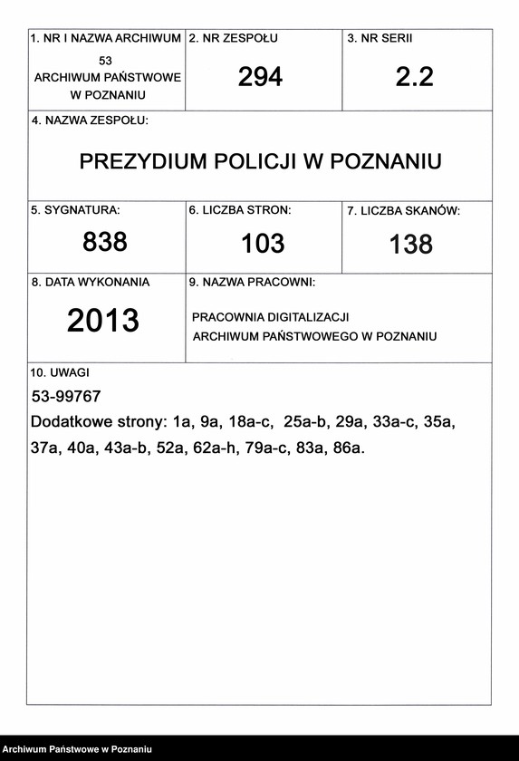 Obraz 1 z jednostki "A. betr. Familie von Koszutski"