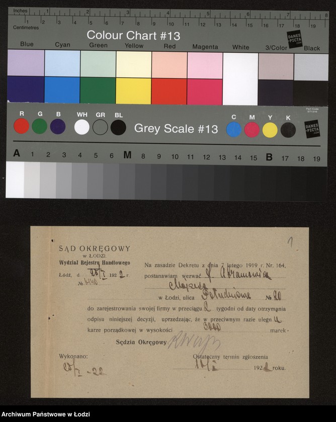 Obraz 3 z jednostki "Mojżesz Abramowicz- sprzedaż mebli"