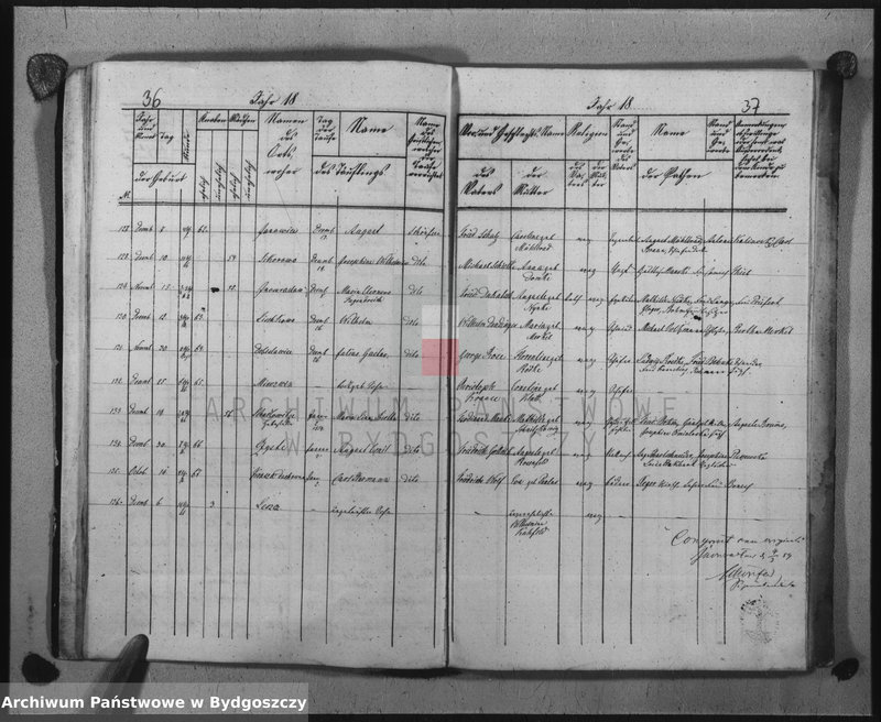 image.from.unit.number "Verzeichniss der Geborenen aus der evangel. Stadt- und Landgemeinde von Inowrazlaw Jahr 1837"