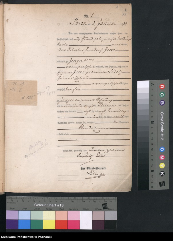 Obraz 4 z jednostki "Księga urodzeń t. I"