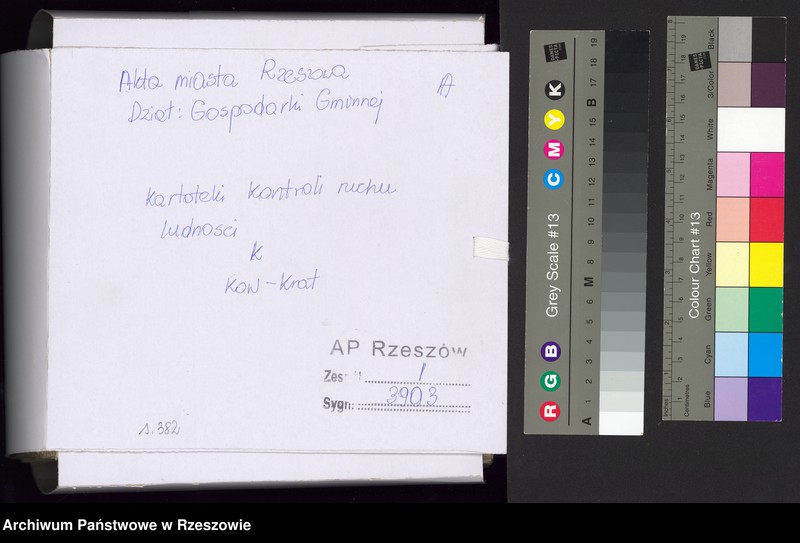 Obraz 2 z jednostki "Kartoteki kontroli ruchu ludności Litera: K"