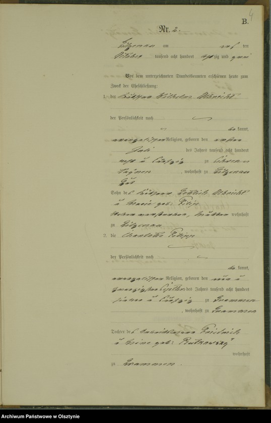 image.from.unit.number "Heiraths-Haupt-Register Nr 1 - 3"