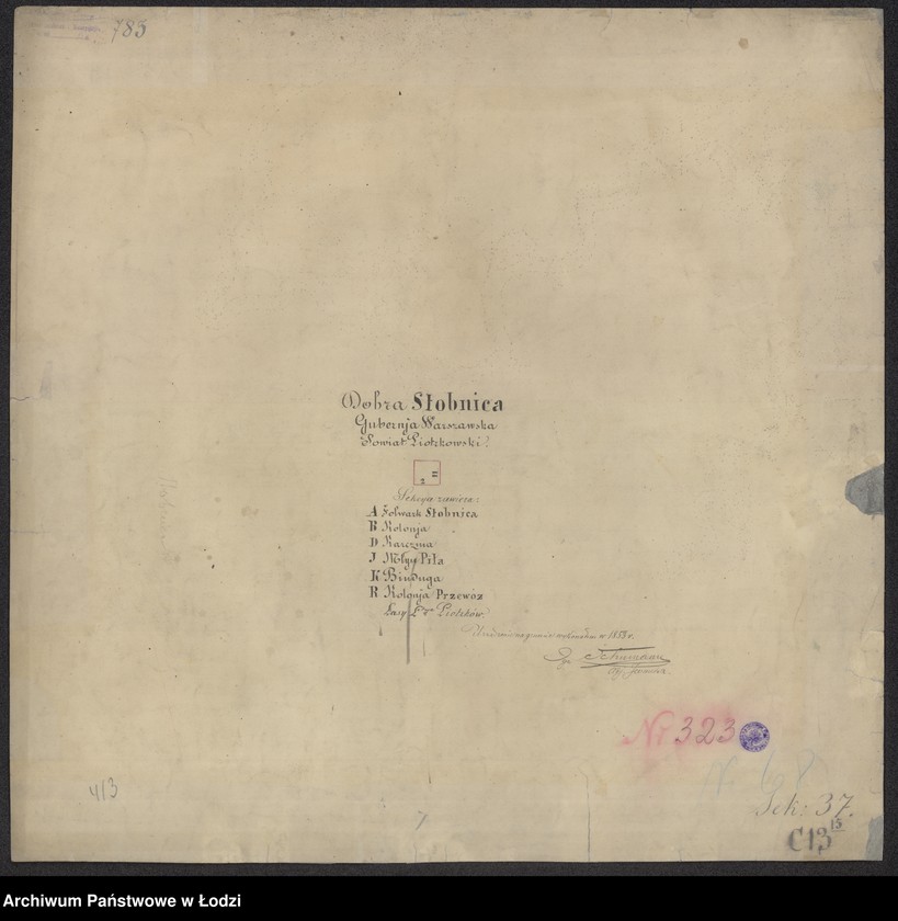 Obraz 10 z jednostki "Pierworys Urządzenia Dóbr Rządowych Stobnica ..."