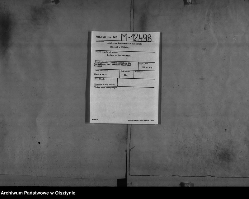 image.from.unit.number "Anstellung des Bezirks-Feldwebel Weineck [Carl]"