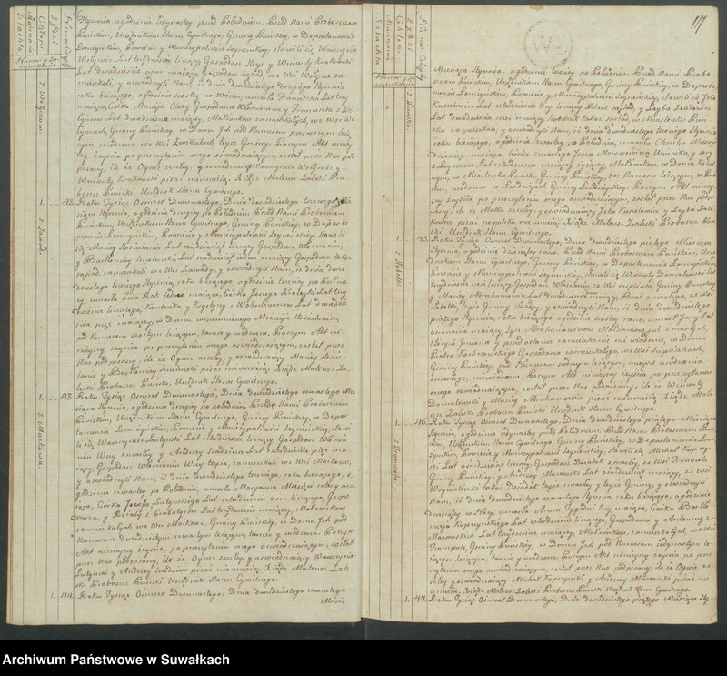 image.from.unit.number "Akta zeszłych gminy puńskiey od 1-go stycznia do dnia ostatniego grudnia 1812 roku."