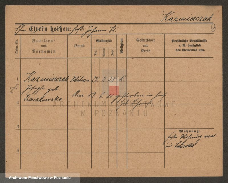 Obraz 9 z jednostki "Kaźmierczak (wdowy, samotni mężczyźni i kobiety)"